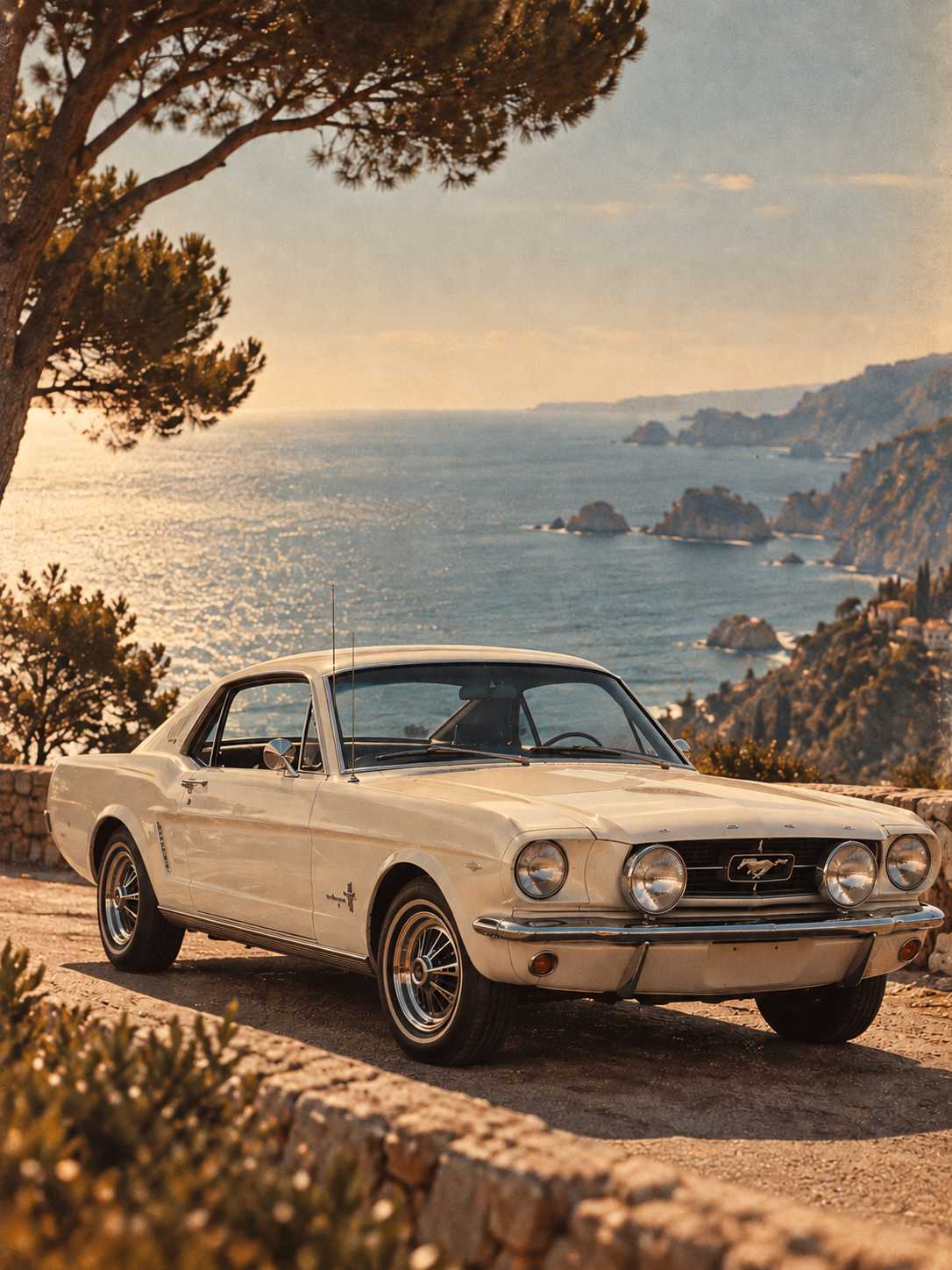 La Ford Mustang du film Un homme et une femme de Claude Lelouch (1966)
